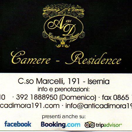 Antica Dimora 191 Hotel อิแซร์เนีย ภายนอก รูปภาพ